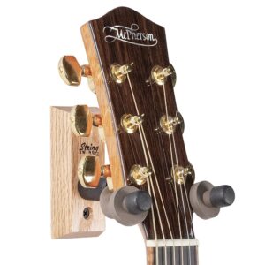 String Swing Wall Mount Guitar Hangers Oak (3 Pack) CC01-O