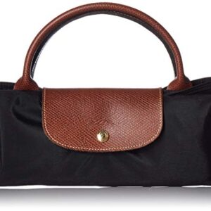 Longchamp Le Pliage Large Travel Bag, Black, 17.75" x 13.75" x 9"