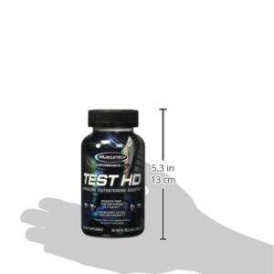 Testosterone Booster for Men MuscleTech Test HD Tribulus Terrestris for Men Max-Strength ATP & Test Booster for Men, Boost Free Testosterone Levels, 90 Pills