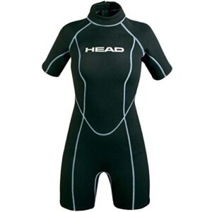 head wave women's 2.5 mm shorty, black - 12