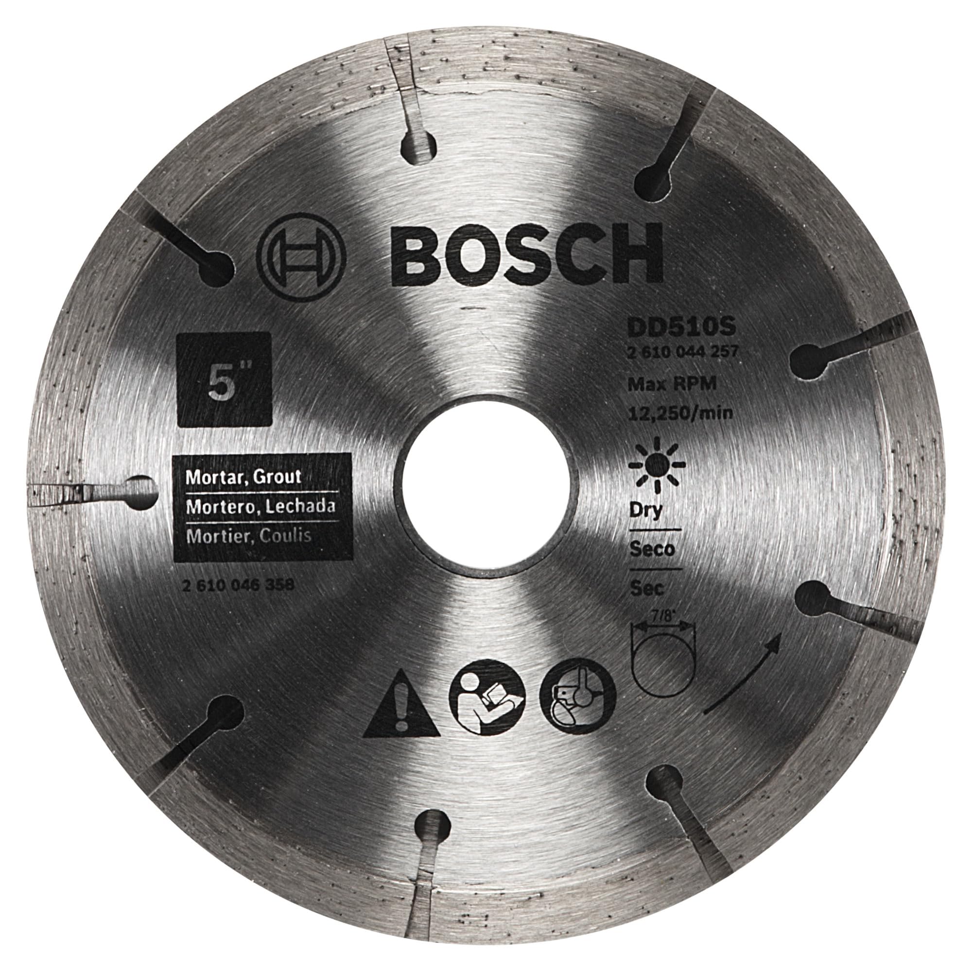 BOSCH DD510S 5-Inch Sandwich Tuck Pointing Blade , Gray