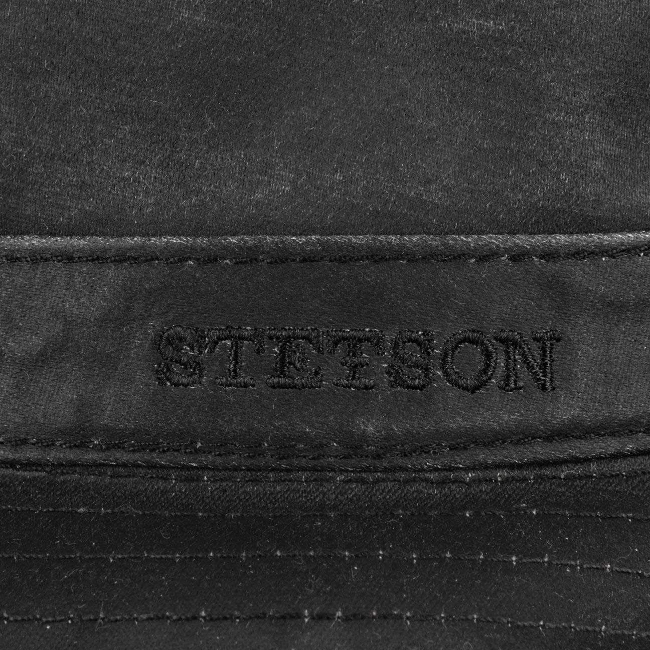 Stetson Odenton Pork Pie Cloth Hat Women/Men black 7-7 1/8