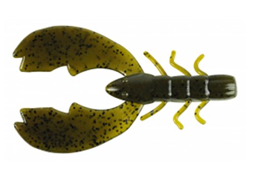 Berkley PowerBait Chigger Craw Green Pumpkin, 4" (9 Count)