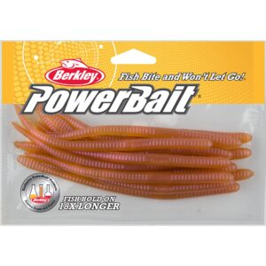 berkley powerbait power nightcrawler natural, 6" (13 count)