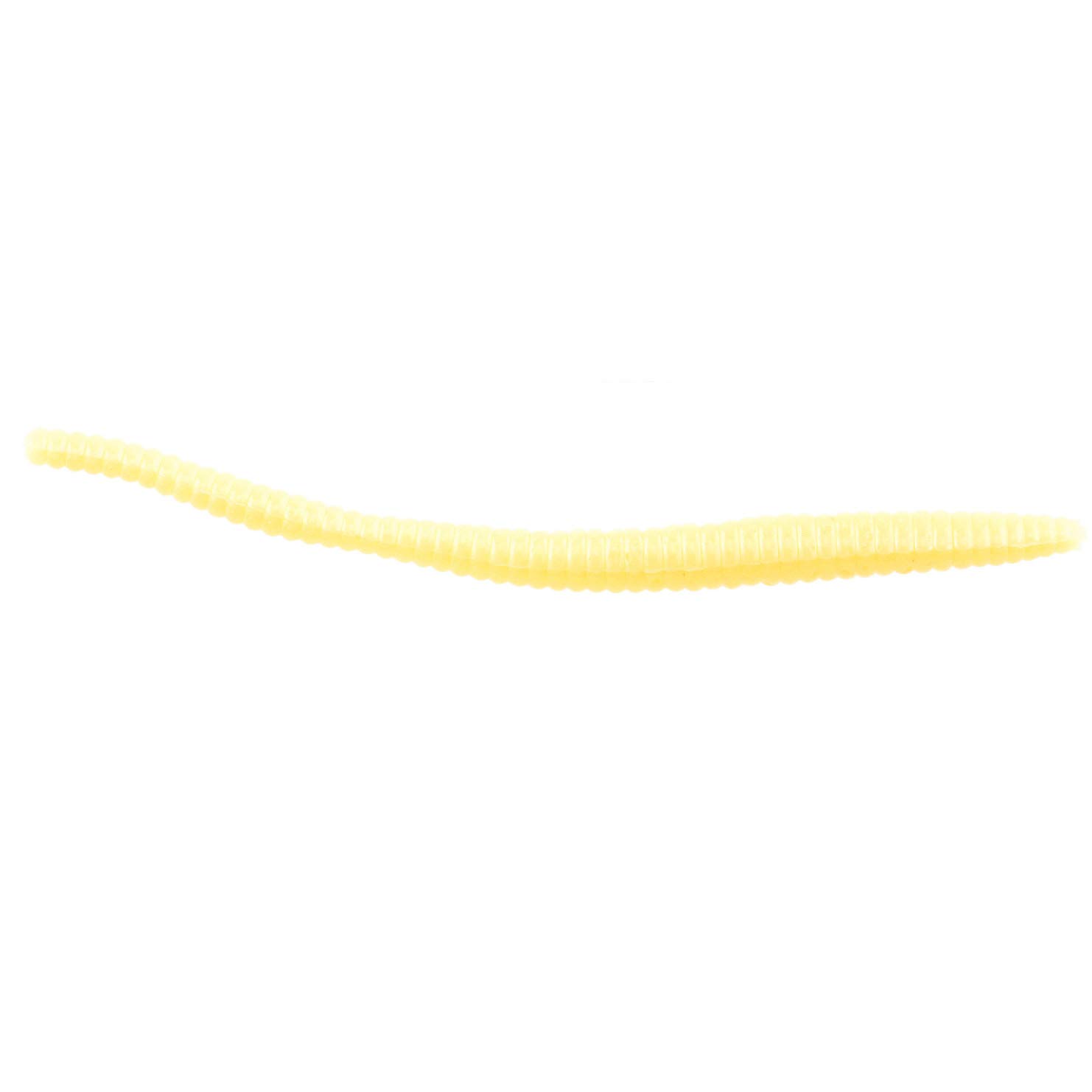 Berkley PowerBait Power Floating Trout Worm Fishing Bait, Cheese, 3in | 8cm, Irresistible Scent & Flavor, Realistic Worm Profile, Ideal for Trout and More