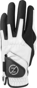 zero friction men's golf glove, left hand, one size, white