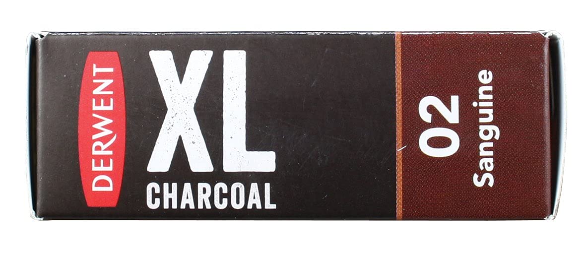 Derwent XL Charcoal Blocks Sanguine Each