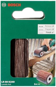 bosch home and garden 1600a0014x sanding lamella roll lr60 k240 for bosch prr 250 removing roller