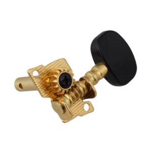 BQLZR Gold-Plated 2R2L Tuning Peg Machine Head Tuners For Ukulele 4 String Guitar