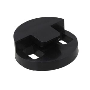 bqlzr round two hole rubber mute for string double bass