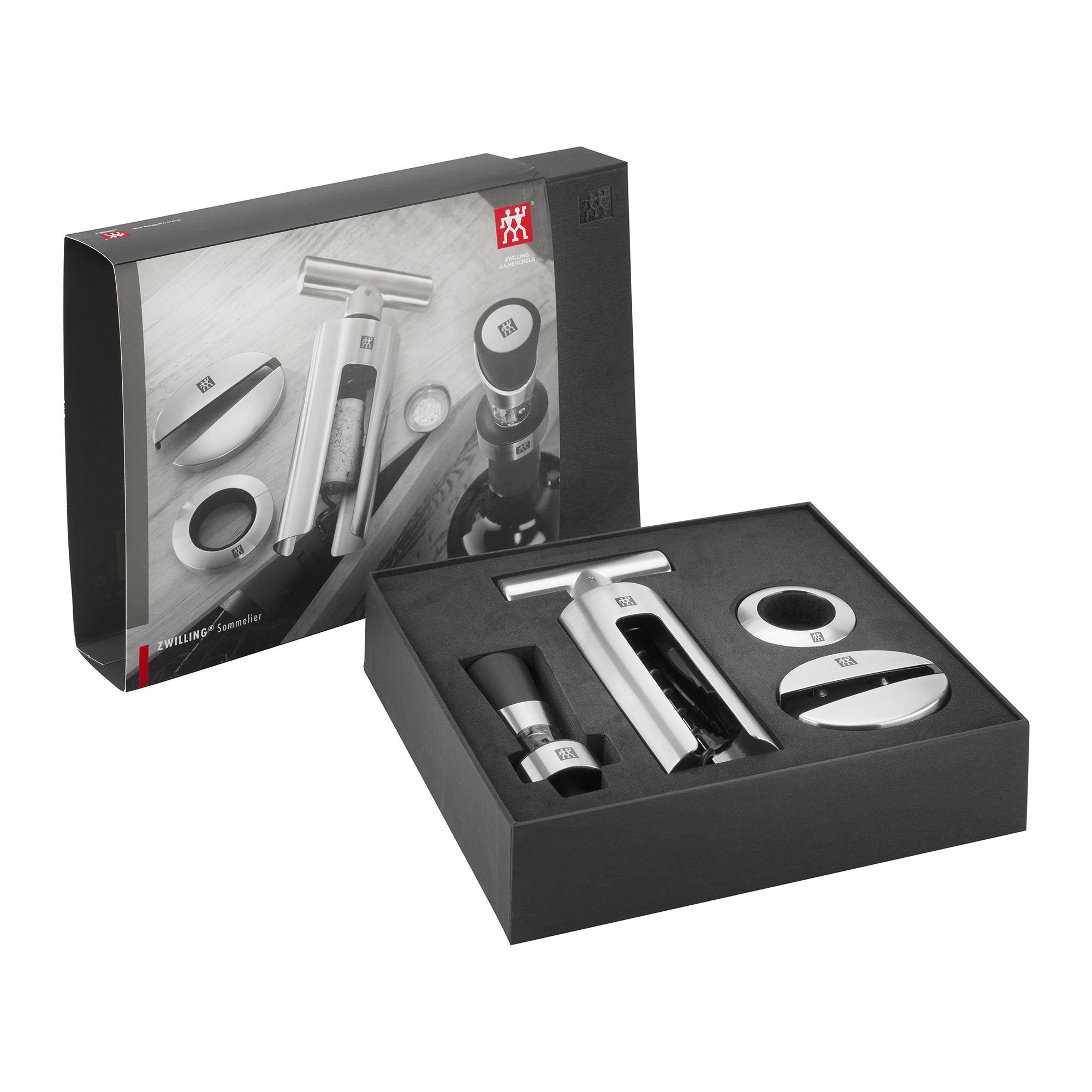 Zwilling J.A. Henckels 4-pc Sommelier Stainless Steel Wine Tool Set