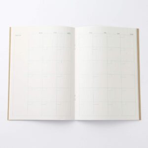 muji planner (monthly planner a5 size)