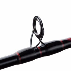 PENN Rampage Jig 6’6” Nearshore/Offshore Spinning Rod; 1-Piece Fishing Rod, 30-80lb Line Rating, Medium Rod Power, Moderate Fast Action, 2-5 oz. Lure Rating