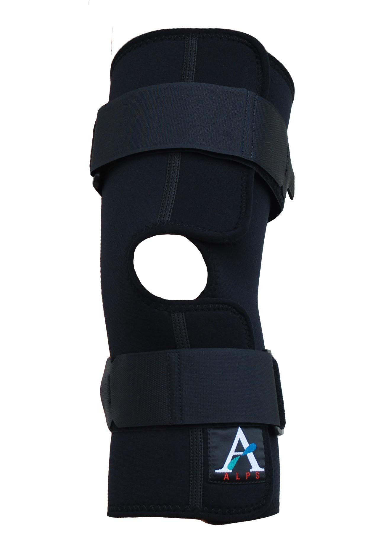 ALPS Knee Brace, Prevent or Reduce Severity of Knee Injury, Soft and Breathable, Wrap-Around with Reinforced Seams, X-Small Size