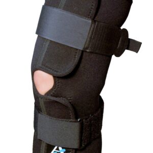 ALPS Knee Brace, Prevent or Reduce Severity of Knee Injury, Soft and Breathable, Wrap-Around with Reinforced Seams, X-Small Size