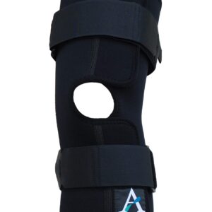 ALPS Knee Brace, Prevent or Reduce Severity of Knee Injury, Soft and Breathable, Wrap-Around with Reinforced Seams, Medium Size