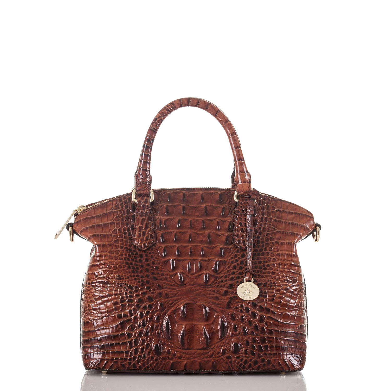 BRAHMIN Pecan Melbourne Duxbury Satchel