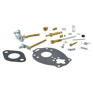 complete tractor carburetor kit 1103-0050 compatible with/replacement for ford/holland 2n, 8n, 9n, c545v, c546v, tsx241, tsx33