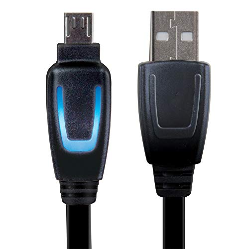 dreamGEAR – PS4 LED Charge Cable for DualShock4 Controllers – LEDs Indicate When Charging and Charged