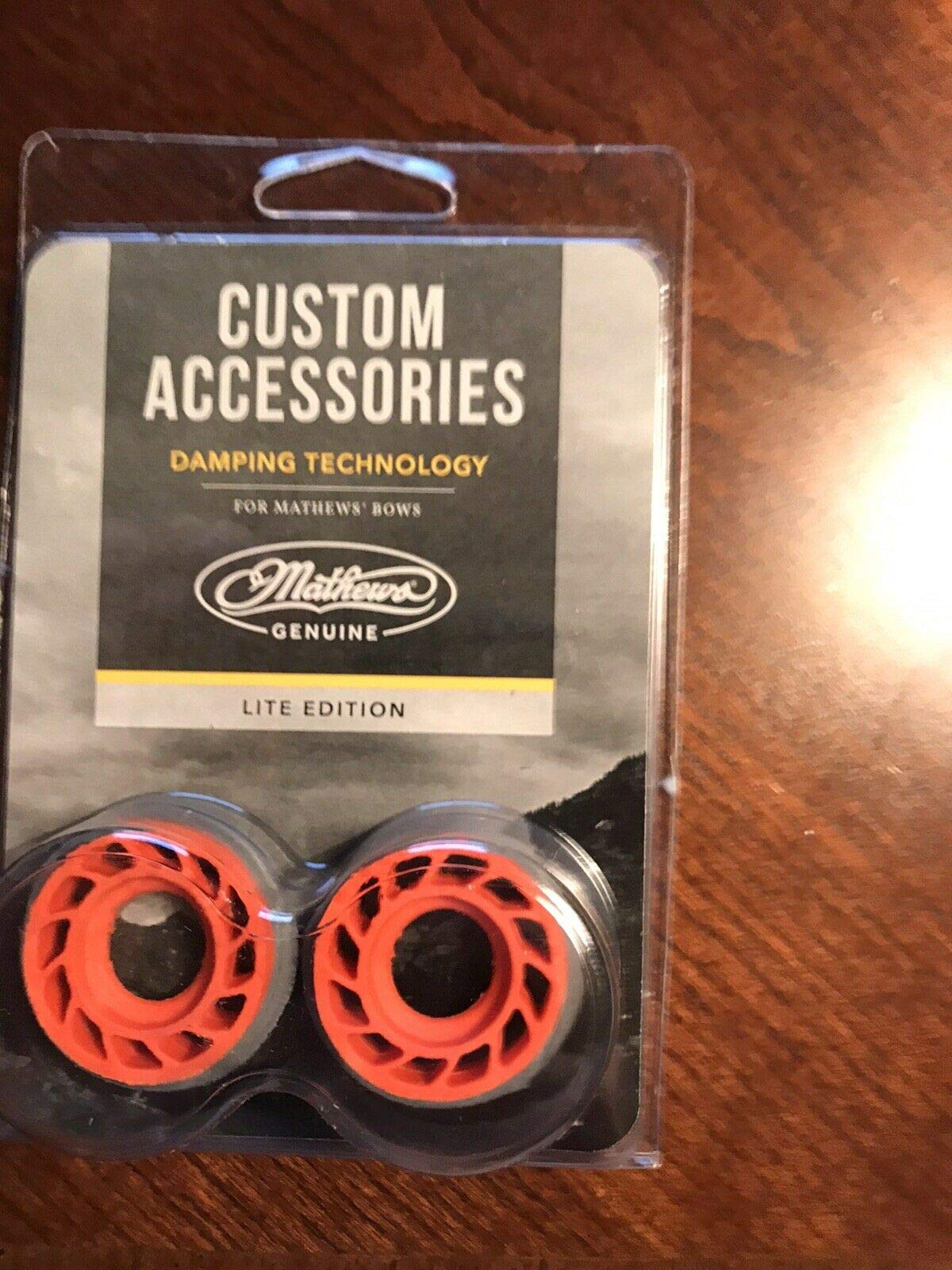 Mathews Damper Body Lite Orange 3/8 in. 2 pk.