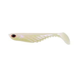 berkley powerbait ripple shad fishing bait, pearl white, 4in | 10cm, irresistible scent & flavor, realistic profile, unique swimming action, ideal for bass, walleye, pike and more