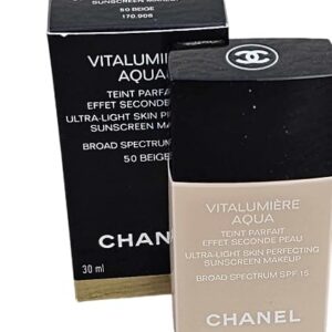 Chanel Vitalumiere Aqua Ultra Light Skin Perfecting M/U SPF15 - # 50 Beige 30ml/1oz