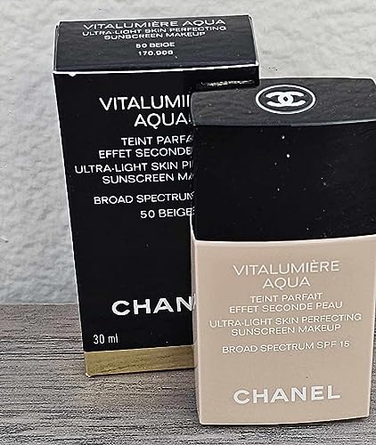 Chanel Vitalumiere Aqua Ultra Light Skin Perfecting M/U SPF15 - # 50 Beige 30ml/1oz