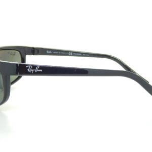 New Ray Ban Polarized Predator 2 RB2027 601/W1 Black/Gray Polarized 62mm Sunglasses