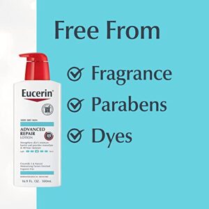 Eucerin Smoothing Repair Dry Skin Lotion, 16.9 Ounce (Pack of 3)