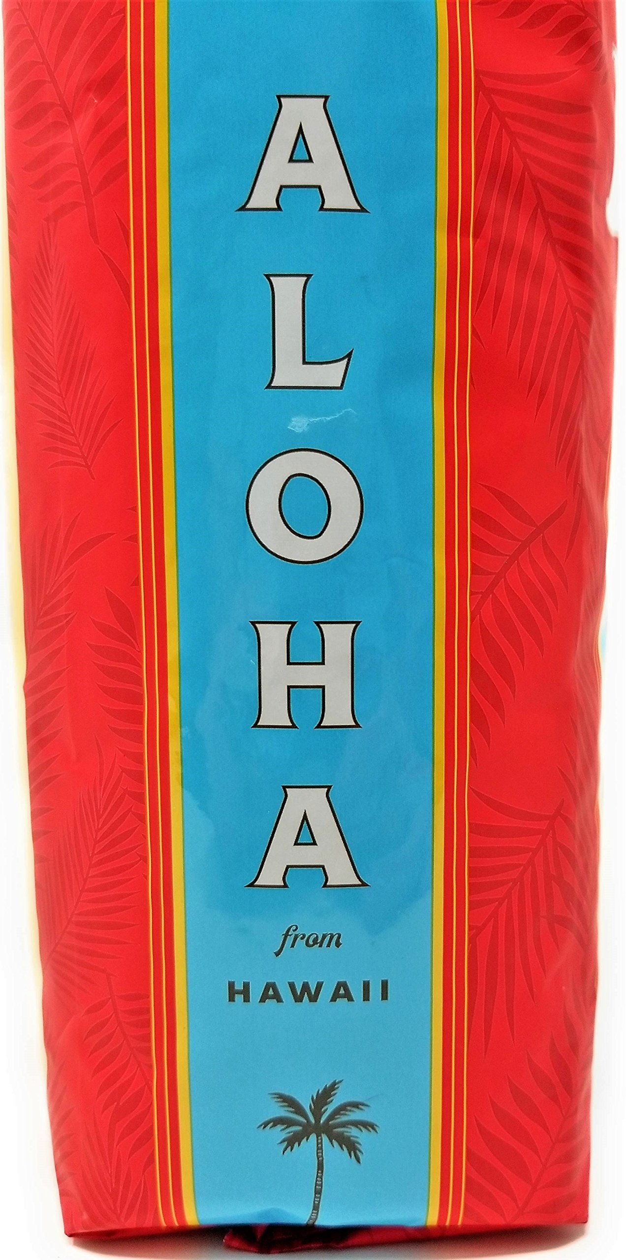 Lion Coffee Premium Gold Roast Whole Bean Coffee, 10% Kona Blend, Medium-Light Roast, A Taste of Aloha - 24 Ounce Bag