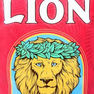 Lion Coffee Premium Gold Roast Whole Bean Coffee, 10% Kona Blend, Medium-Light Roast, A Taste of Aloha - 24 Ounce Bag