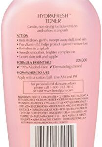 L'Oreal Paris Hydrafresh Toner 8.5 oz (Pack of 3)