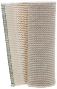 medline matrix elastic bandages, non sterile, 6" x 5 yard, white/beige (pack of 50)