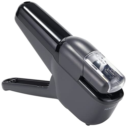 Kokuyo Harinacs Stapleless Stapler, Up to 10 Sheets 64gsm Copy Paper Binding, Black, Japan Import (SLN-MSH110D)