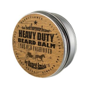 honest amish heavy duty beard balm -new large 4 ounce twist tin