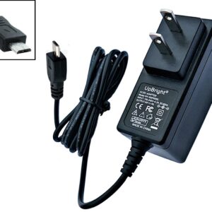 UpBright Micro USB 5V AC/DC Adapter Compatible with Kobo Touch Edition K080 N905 eBook Reader K080-KBO-P K080-KBO-B N905-KBO-S N905-KDN-L Digital VOX eReader 2011 WHSMITH Tablet Glo N613-xxx Charger