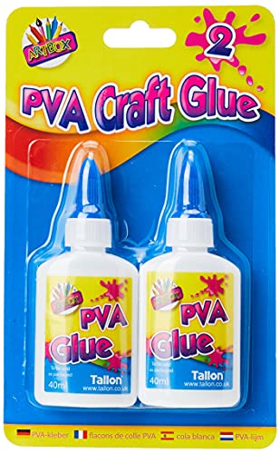 Artbox 40ml PVA Glue Bottle (Pack of 2)