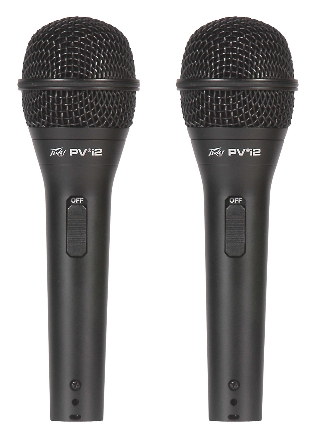 Peavey PVi 2 Dynamic Cardiod Handheld Microphone, 2 Pack