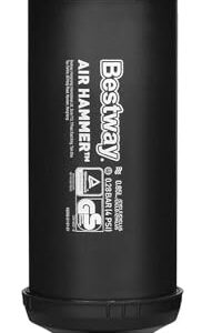 Bestway Air Hammer Inflation Air Pump for Airbeds, Paddle Boards, Kayaks and Other Inflatables, Black, 12 inch