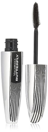 L'Oreal Paris Voluminous Butterfly Mascara, Washable, Blackest Black, 0.22 Fl. Oz., 1 Count