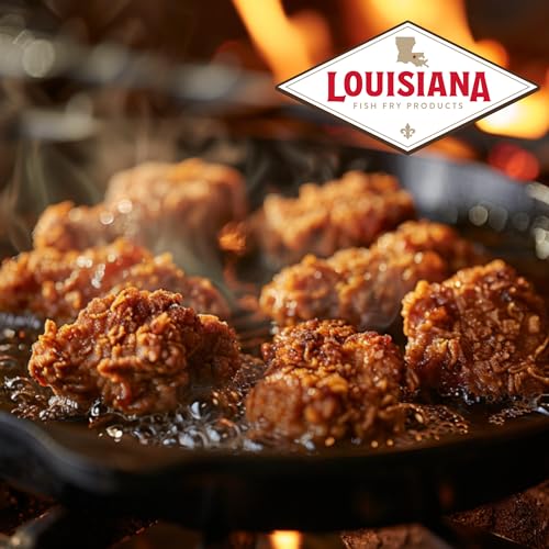 Louisiana Seasoned Crispy CHICKEN FRY Batter 9oz (Pack of 3)