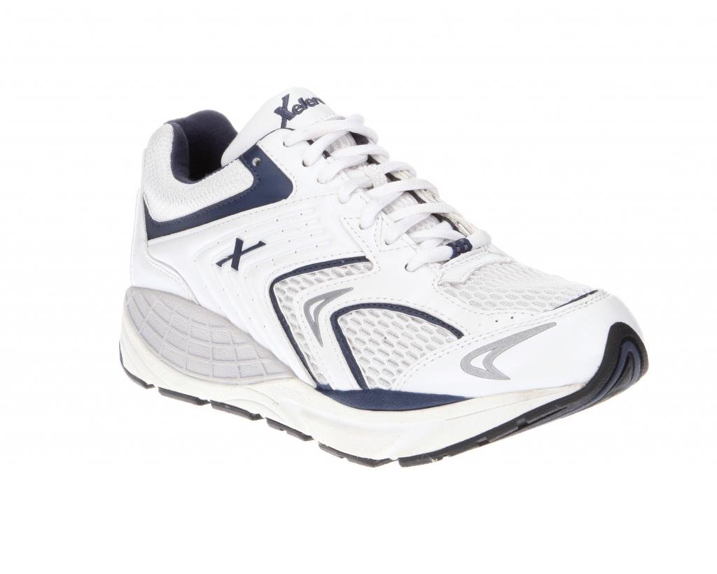 Xelero Matrix - Men's Motion Control Walking Shoe White/navy Mesh - 9 Medium