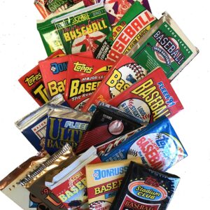 FACTORY SEALED PACK SALE! 100 OLD BASEBALL CARDS ~TOPPS ~ FLEER ~ DONRUSS ~ UPPER DECK ~ SCORE ~ STADIUM CLUB ~ O-PEE-CHEE ~ BOWMAN SEALED WAX PACKS ESTATE SALE WAREHOUSE FIND!