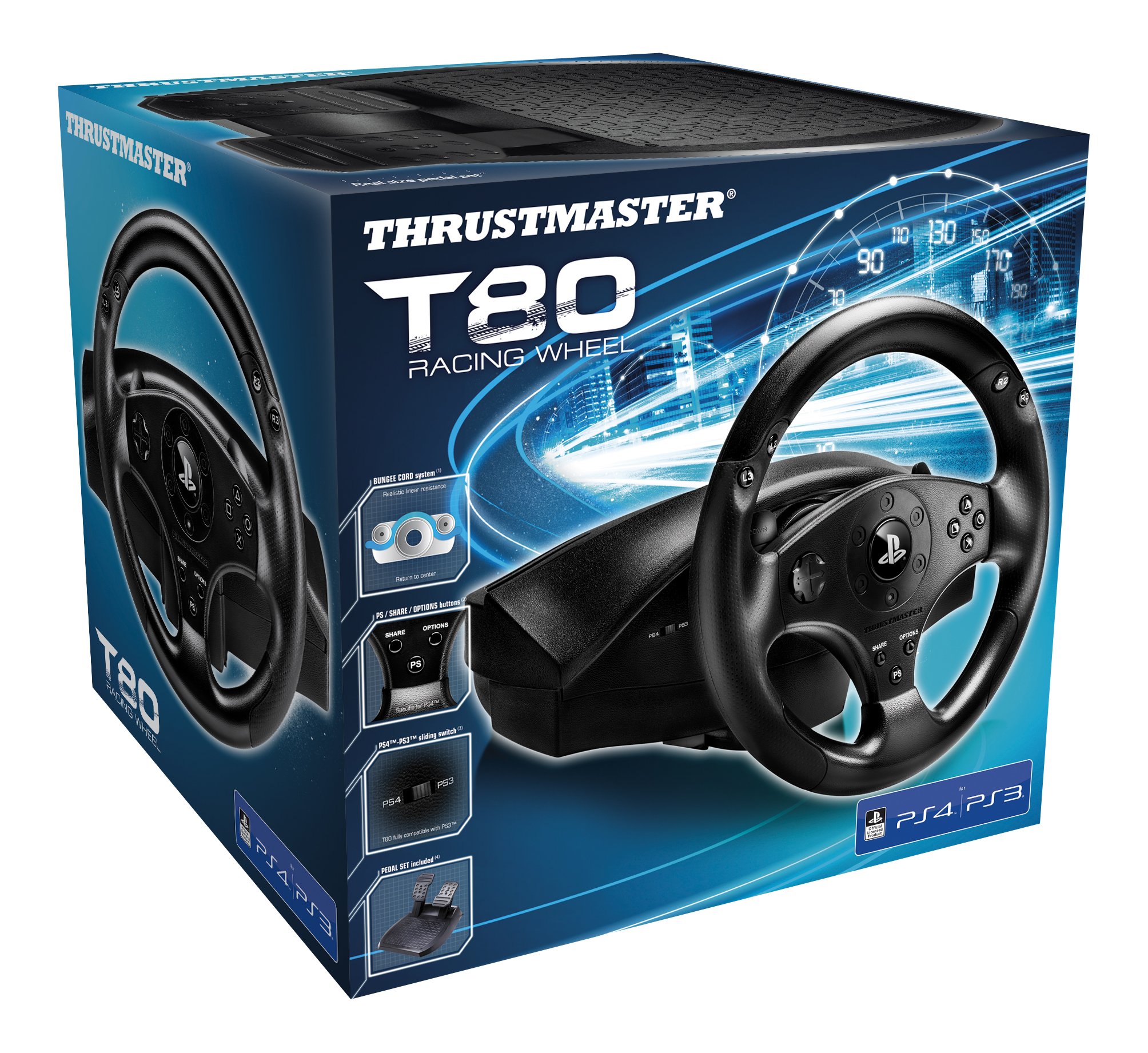 Thrustmaster T80 Racing Wheel (PS4/PS3)