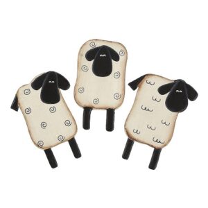 collins sheep small magnets, set of 3