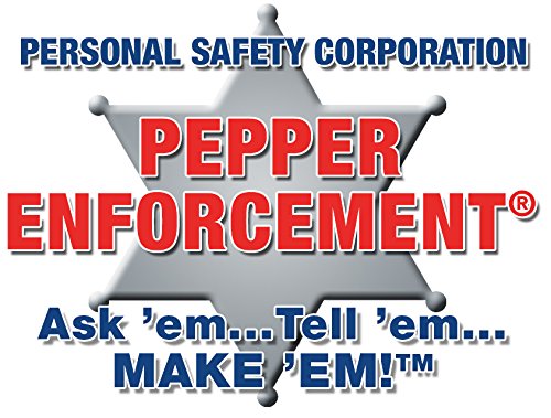 Pepper Enforcement Tactical Belt Loop Holster for 2 oz. Law Enforcement Pepper Spray (Belt Loop Holster Only)