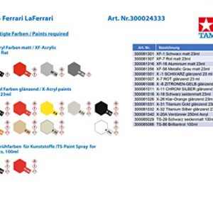 Tamiya 24333 1/24 Laferrari Plastic Model Kit