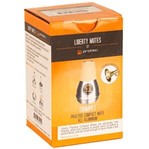 Protec ML203 Liberty Trumpet Compact Aluminum Practice Mute