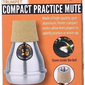 Protec ML203 Liberty Trumpet Compact Aluminum Practice Mute