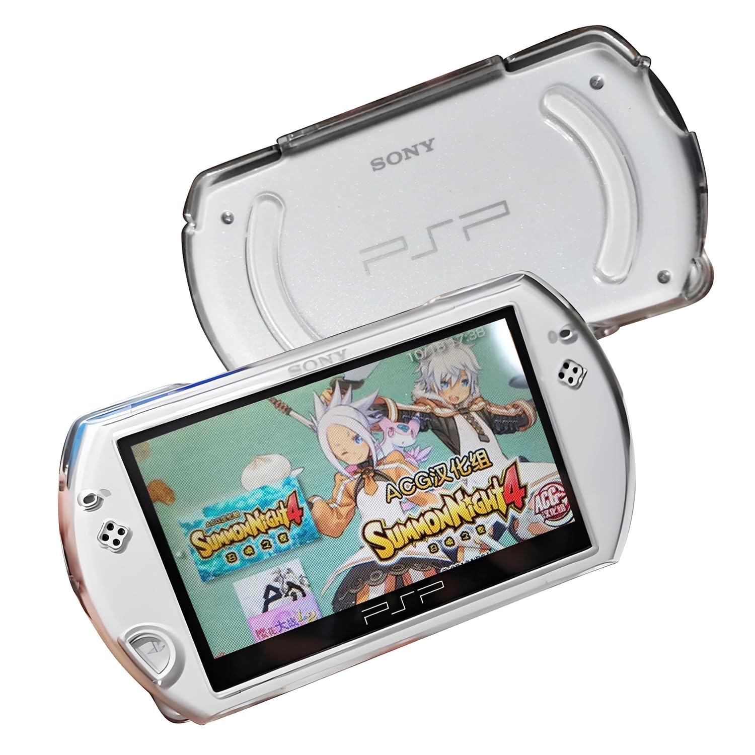 OSTENT Protector Clear Crystal Hard Case Cover Skin for Sony PSP Go